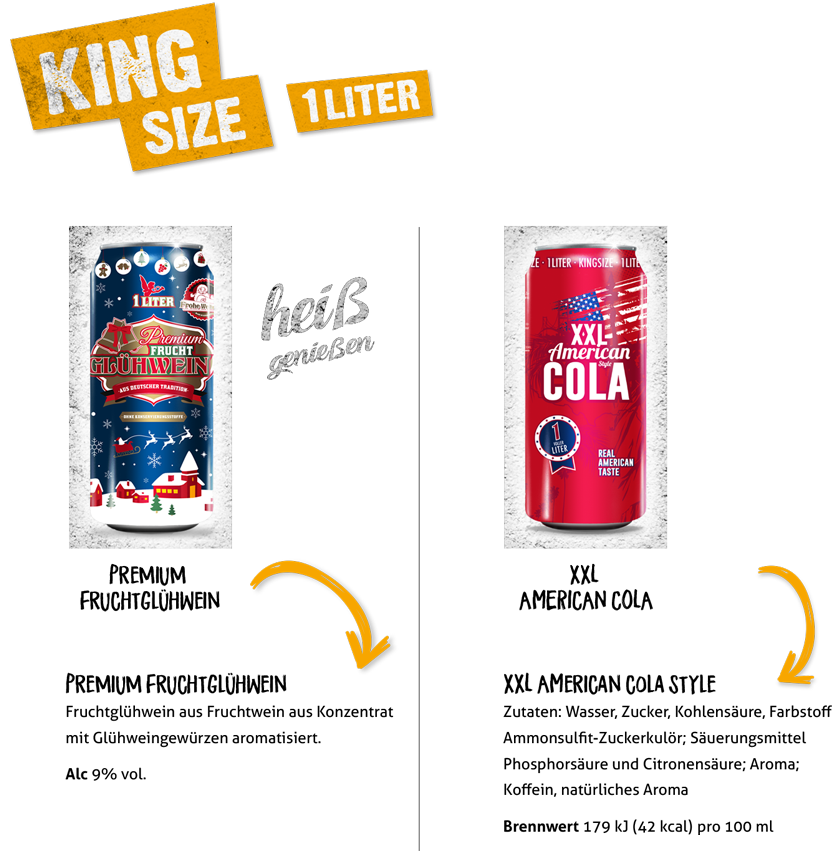 Arena Drinks Kingsize 1Liter online kaufen